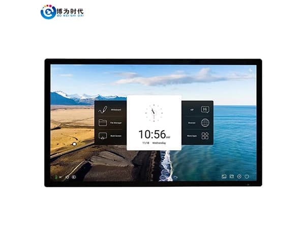 电容触摸一体机 壁挂触屏机 交互式触摸屏